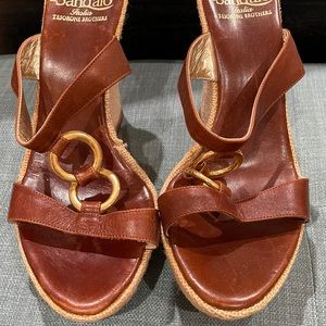 Gorgeous leather Italian sandals